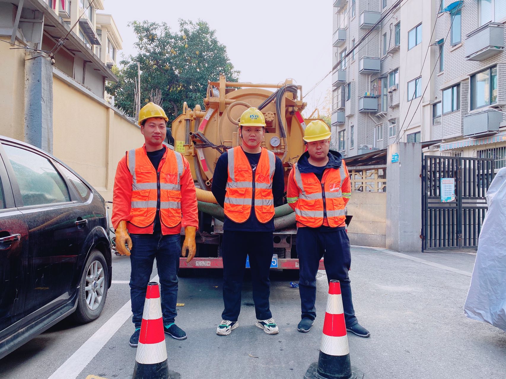 中华门南京某小区管道清淤检测施工